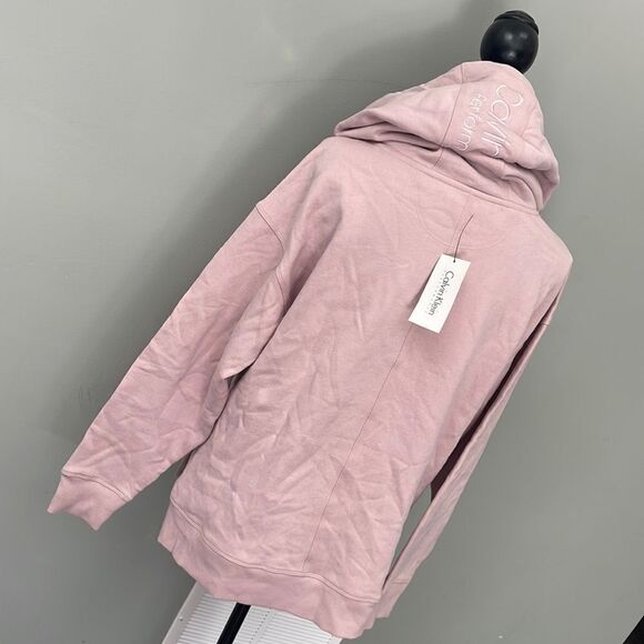 Calvin Klein Pink Evening Sand Hoodie Pullover NEW - Picture 2 of 2